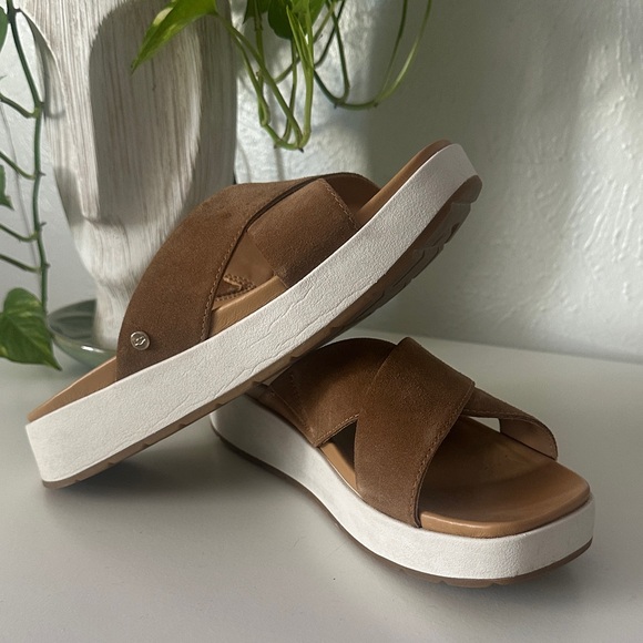 UGG Shoes - UGG Tan Suede Women's Sandals